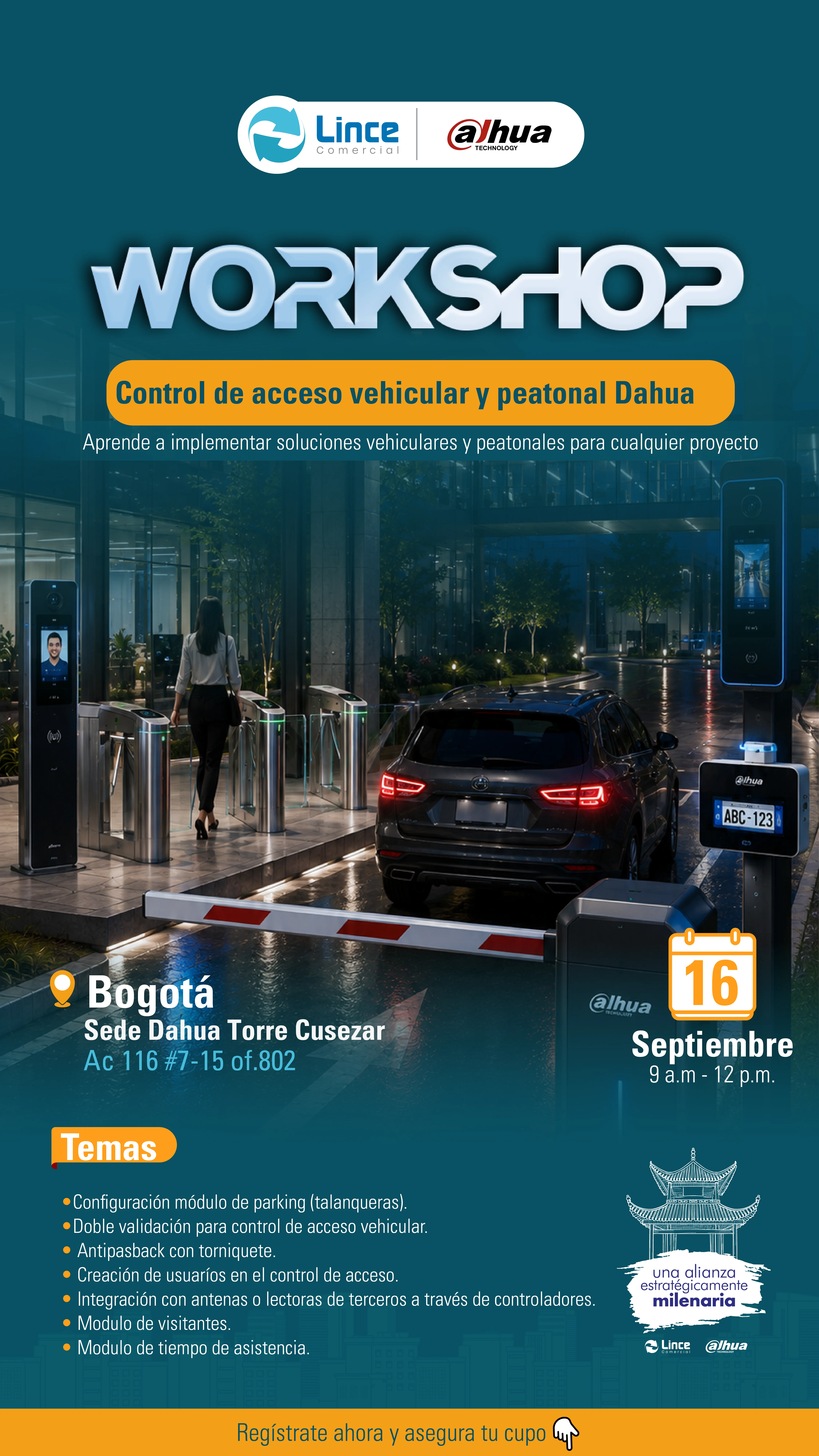 Inscripción Workshop Dahua Bogotá