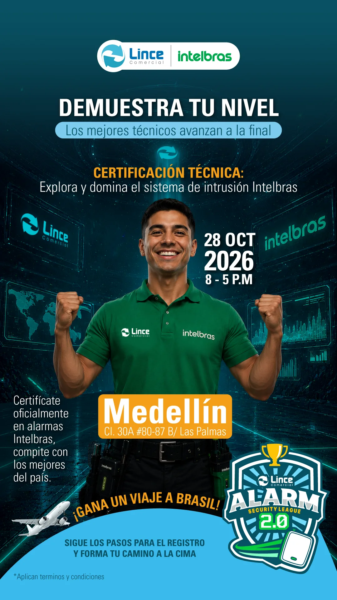 Inscripción Lince Alarm Security League 2.0 Medellín