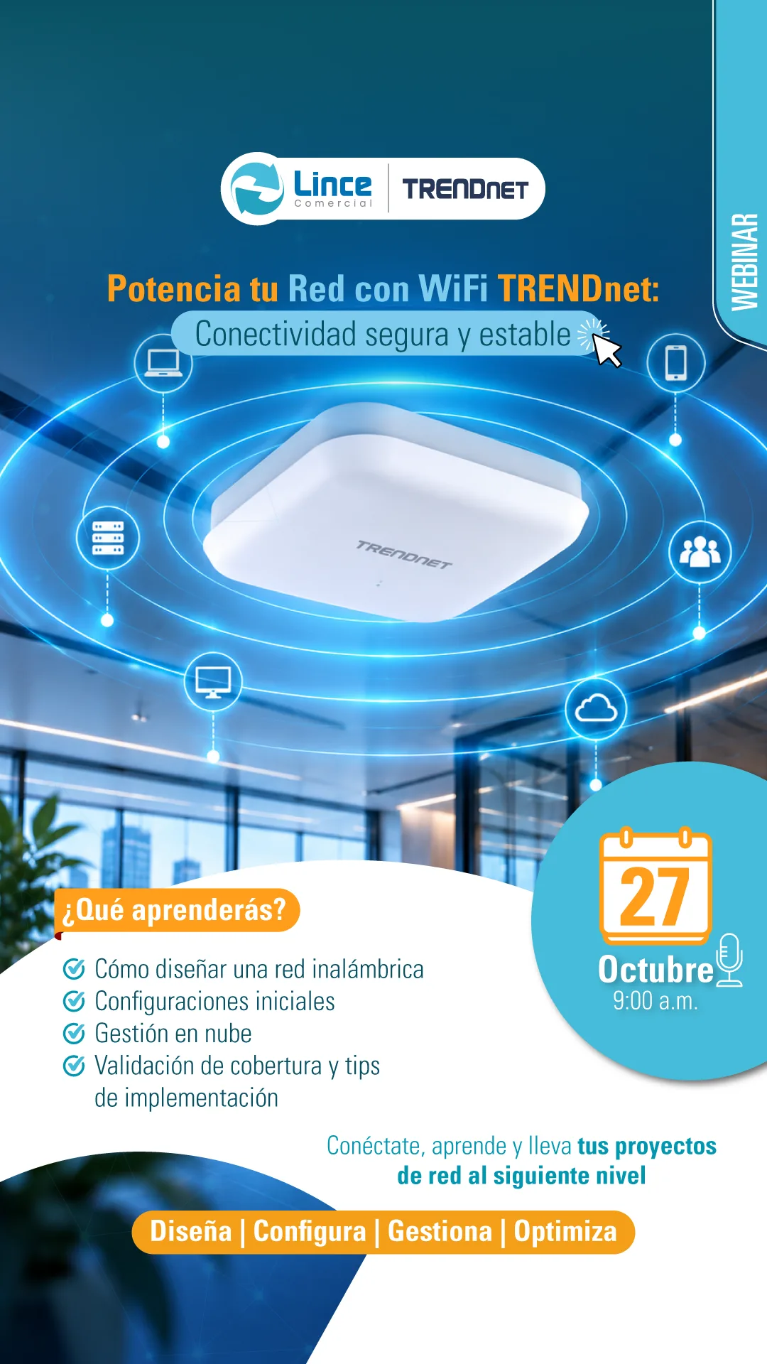 Inscripción Webinar TRENDnet